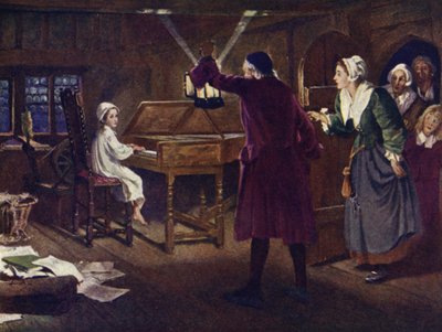 子ヘンデル 作： Margaret Isabel Dicksee