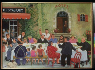 セレブレーション（キャンバスに油彩） 作： Margaret Loxton