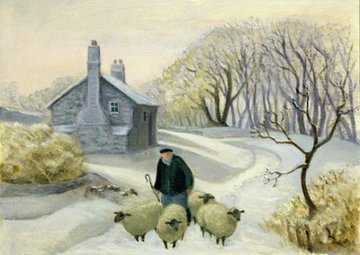 羊を導く 作： Margaret Loxton