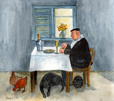 ピエールの誕生日（水彩・紙） 作： Margaret Loxton