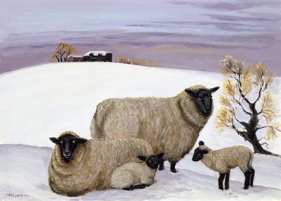 冬の羊 作： Margaret Loxton