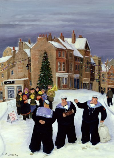 聖マルコ・C.E.スクール・バンド（油彩・キャンバス） 作： Margaret Loxton