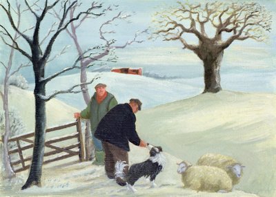 農夫とその犬 作： Margaret Loxton