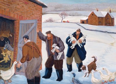 三人の羊飼い 作： Margaret Loxton