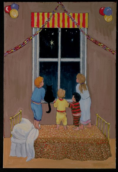 ファーザー・クリスマスを待つ 作： Margaret Loxton