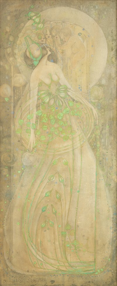 6月のバラ 作： Margaret MacDonald Mackintosh