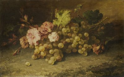 ブドウのある静物 作： Margaretha Roosenboom