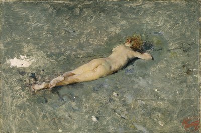 ポルティチのビーチでのヌード、1874年 作： Marià Fortuny