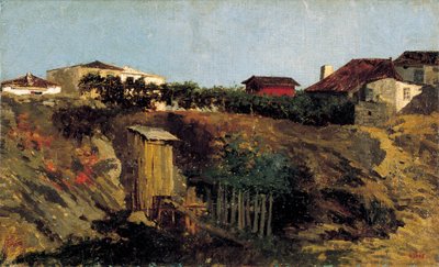 ポルティチ風景 作： Marià Fortuny Marsal