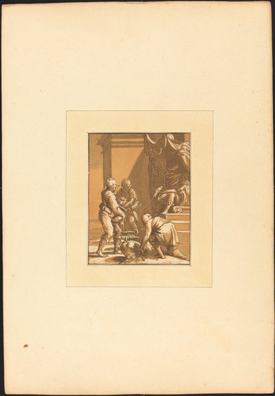 ローマの犠牲 作： Maria Catharina Prestel after Abraham Bloemaert