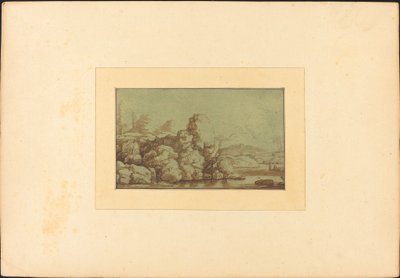 風景 作： Maria Catharina Prestel after Allart van Everdingen