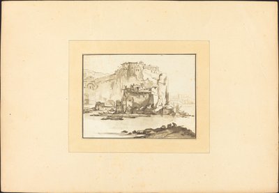 地中海の海景 作： Maria Catharina Prestel after Thomas Wyck
