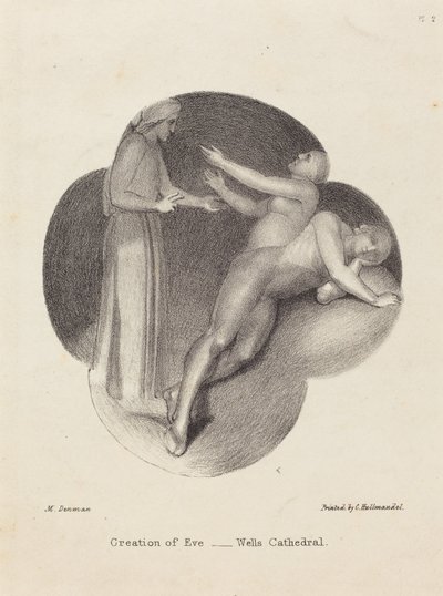 ウェルズ大聖堂からのイブの創造 作： Maria Denman after John Flaxman