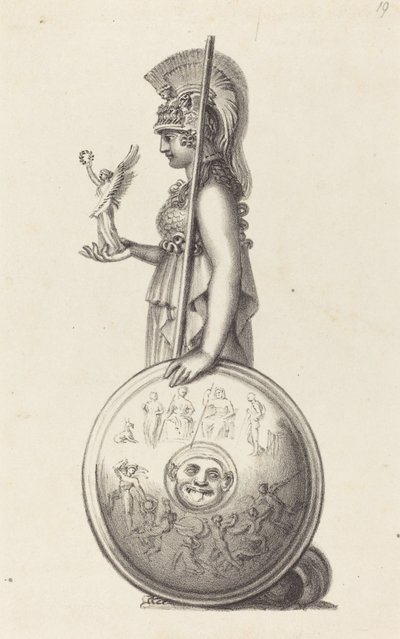 フィダスのミネルバ 作： Maria Denman after John Flaxman