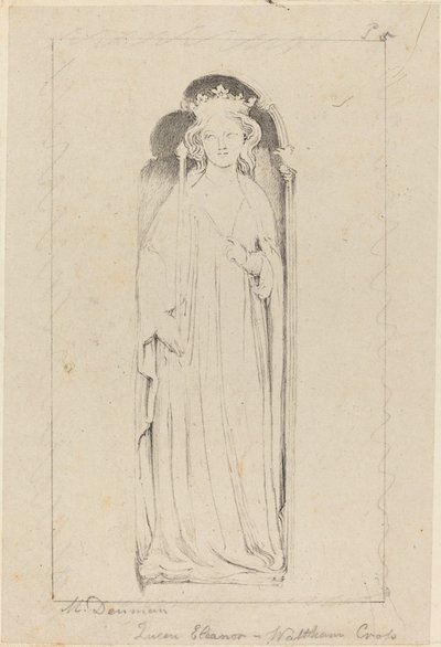 ウォルサム・クロスのエレノア女王 作： Maria Denman after John Flaxman