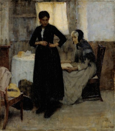 アウト・ザ・ザ・ワールド、1889年。 作： Maria Wiik