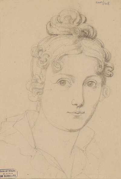 自画像、1830年頃。 作： Maria del Rosario Weiss Zorrilla