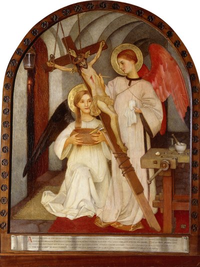 聖フランシスコ騎士団の敬虔な兄弟、 作： Marianne Stokes