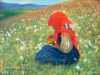 タトラの少女、1905-07年 作： Marianne Stokes