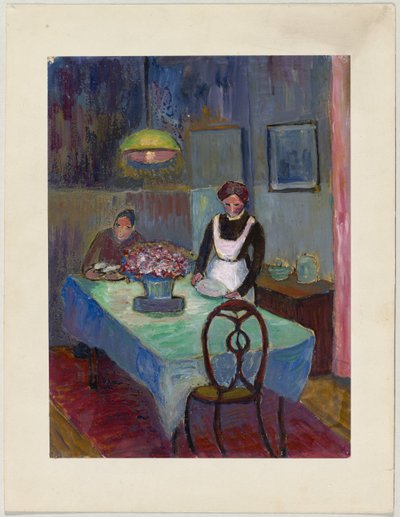 セントプレックス近くのクルストフの家で 作： Marianne von Werefkin