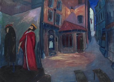 夜に...夜に... 作： Marianne von Werefkin