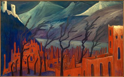 M. v。ウェレフキン、レッドシティ絵画、1909 作： Marianne von Werefkin