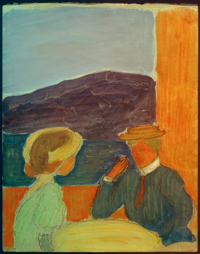 カップルの話 作： Marianne von Werefkin
