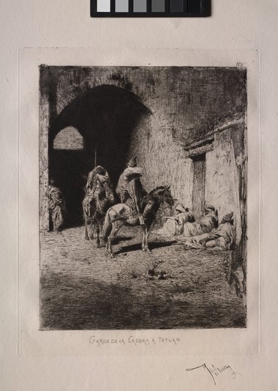 テトゥアンのカスバの衛兵 作： Mariano Fortuny y Marsal