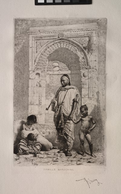 モロッコの家族 作： Mariano Fortuny y Marsal