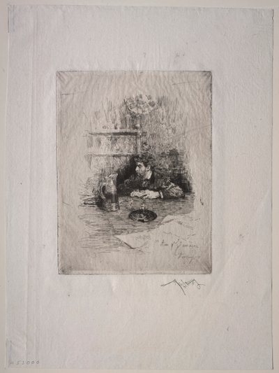 エドゥアルド・ザマソワの肖像 作： Mariano Fortuny y Marsal
