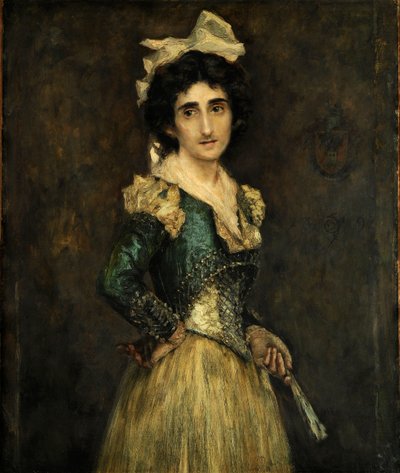 マリア・ルイサ・フォーチュニーの肖像、1893年。 作： Marià Fortuny