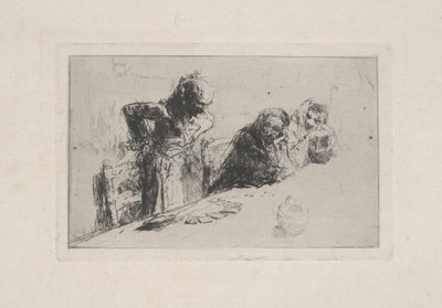 カード遊びをする人々 作： Mariano José María Bernardo Fortuny y Carbó