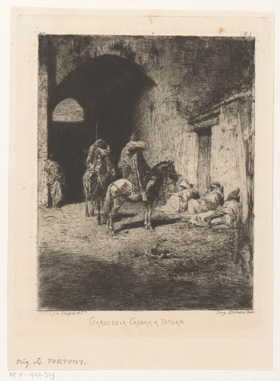 Bewakers ヴァン デ カスバ テ テトゥアン カスバハ テトゥアン ガード (オブジェクトのタイトル) 作： Mariano José María Bernardo Fortuny y Carbó