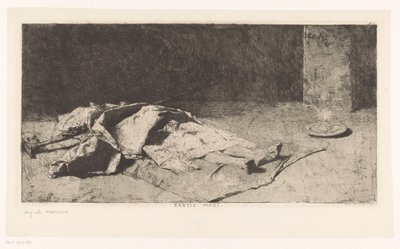 カビルの死体 Kabyle mort (オブジェクトのタイトル) 作： Mariano José María Bernardo Fortuny y Carbó
