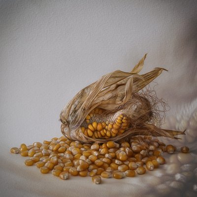 黄金のトウモロコシの収穫 作： Marie-anne Stas