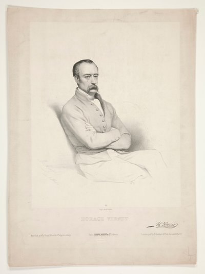 ホレス・ベルネの肖像 作： Marie Alexandre Alophe
