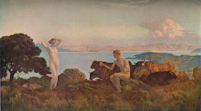 パリの判決、c1909 作： Marie Auguste Emile Rene Menard