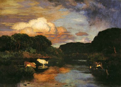 フォード」1910年頃（油彩・キャンバス） 作： Marie Auguste Emile Rene Menard