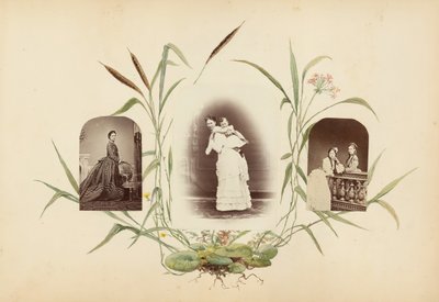 マダムBのアルバム、1870年代。 作： Marie Blanche Hennelle Fournier