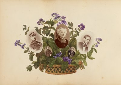 マダムBのアルバム、1870年代。 作： Marie Blanche Hennelle Fournier