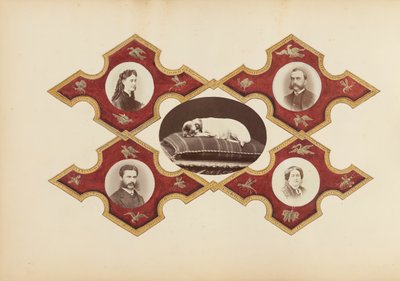 マダムBのアルバム、1870年代。 作： Marie Blanche Hennelle Fournier