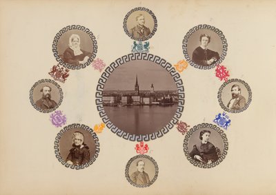 マダムBのアルバム、1870年代。 作： Marie Blanche Hennelle Fournier