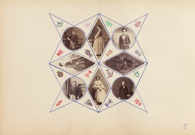 マダムBのアルバム、1870年代。 作： Marie Blanche Hennelle Fournier