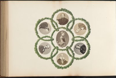 マダムBのアルバム、1870年代。 作： Marie Blanche Hennelle Fournier