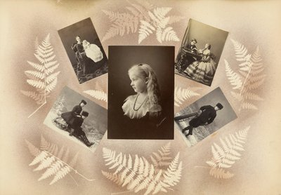 マダム B アルバム、1870 年代。 作： Marie Blanche Hennelle Fournier