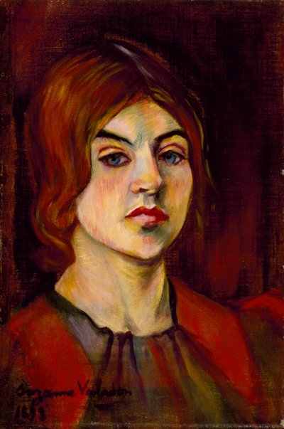 自画像、1898 作： Marie Clementine (Suzanne) Valadon