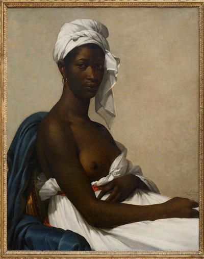 黒人女性の肖像画 作： Marie Guilhelmine Benoist