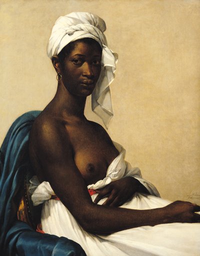黒人女性の肖像、1799-1800年、 作： Marie Guilhelmine Benoist