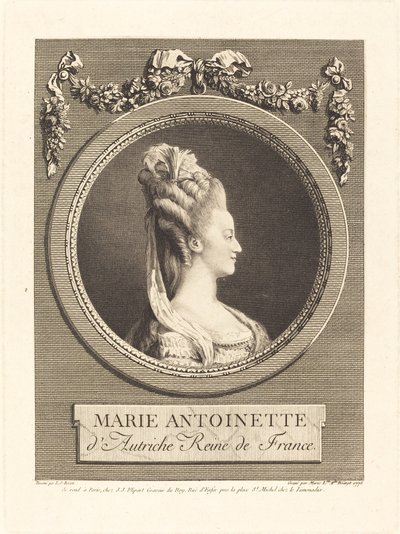 マリー・アントワネット 作： Marie Louise Adelaide Boizot after Louis Simon Boizot