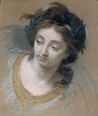 女性の頭」1780年    作： Marie Louise Élisabeth Vigée Lebrun